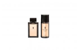 The golden secret masculino antonio banderas kit 100ml + deo - Seíva Perfumes e Cosméticos