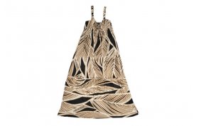 VESTIDO LONGO ESTAMPADO FEM - Zinzane